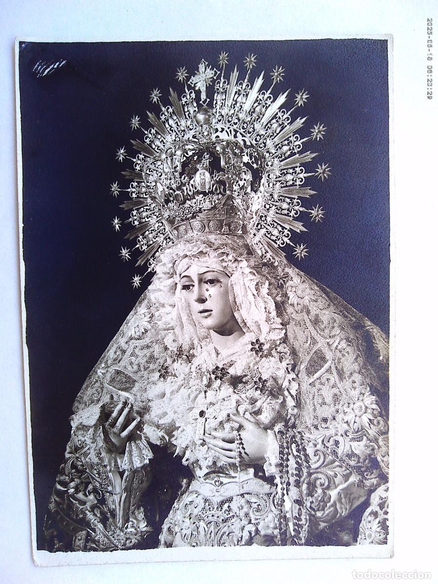 Fotograf&iacute;a antigua: SEMANA SANTA DE SEVILLA : FOTO DE NUESTRA SE&Ntilde;ORA DE LA ESPERANZA MACARENA , DE GARD..