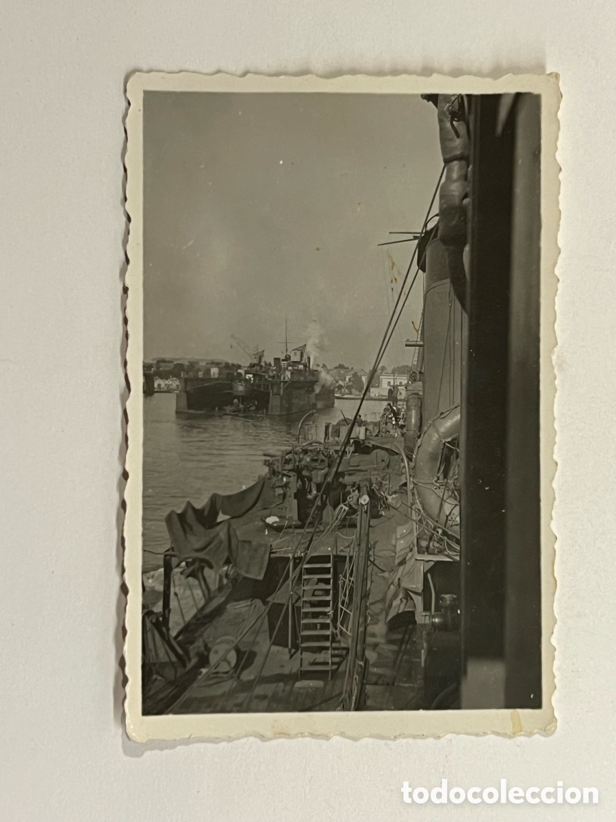 Fotograf&iacute;a antigua: CARTAGENA Y LA REP&Uacute;BLICA.. Fotograf&iacute;a Escuadrilla de destructores. Laboratorio Abellan (h.1937?)