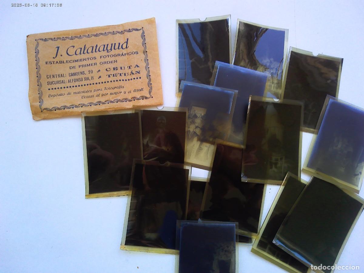 Fotograf&iacute;a antigua: ESTUCHE DE J. CALATAYUD ( CEUTA -TETUAN ) CON 15 NEGATIVOS: MOROS, ETC . PRINCIPIOS DE SIGLO