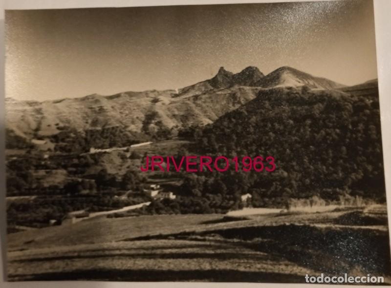 Fotograf&iacute;a antigua: A&Ntilde;OS 50, VISTA GENERAL ACCESO A LA VILLA DE TEJADA, GRAN CANARIA, 115X80MM