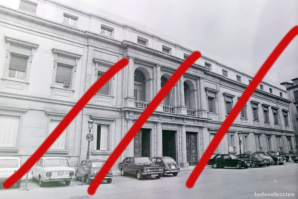 Fotograf&iacute;a antigua: Palacio del Senado Calle de Bail&eacute;n Madrid A&ntilde;os 60/70 - NEGATIVO DE CELULOIDE