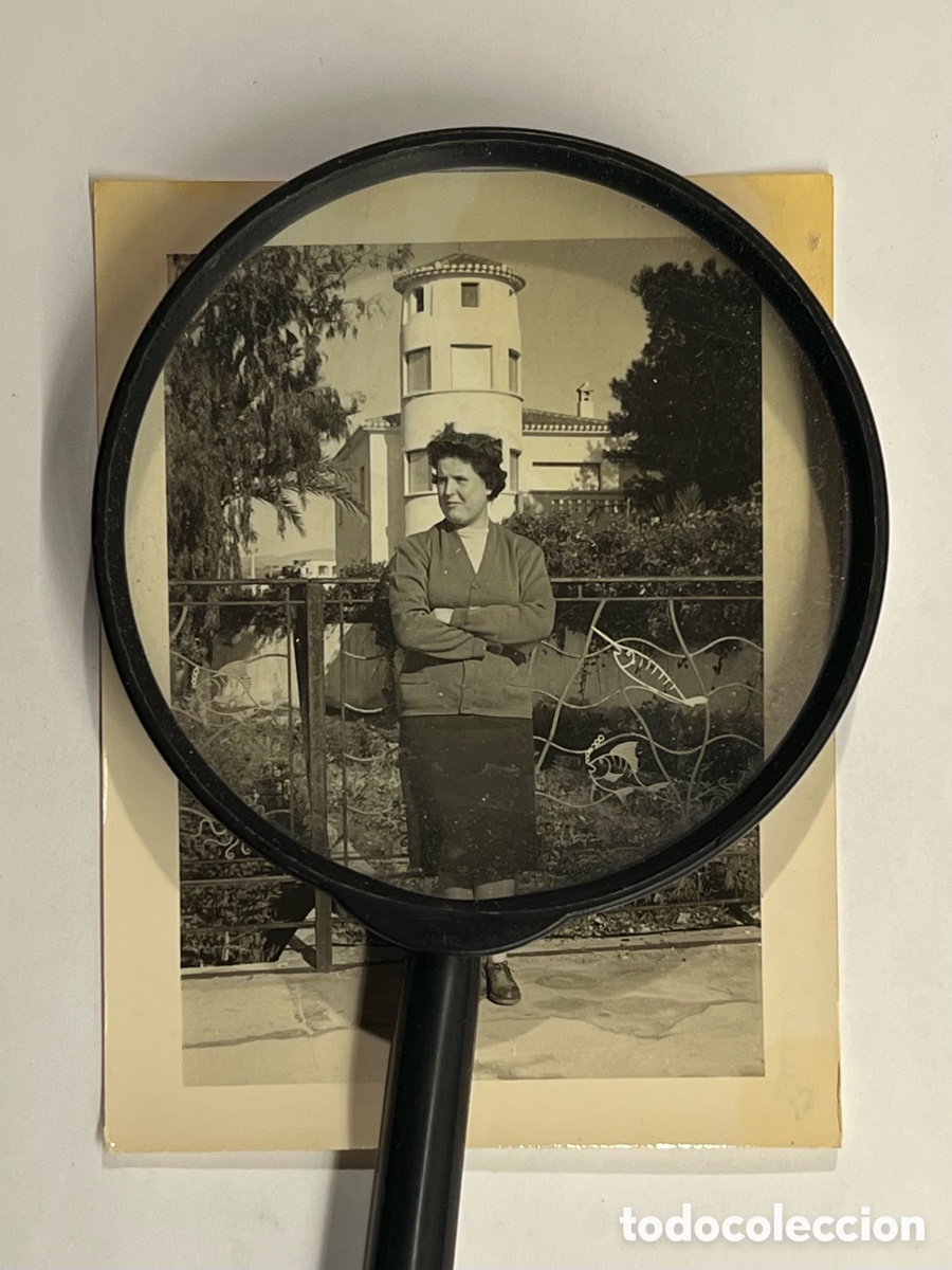 Fotograf&iacute;a antigua: BENIDORM, Alicante. Fotograf&iacute;a antigua Chalets en primera l&iacute;nea de playa.. (a.1959) Med&iacute;das: 8 x 12