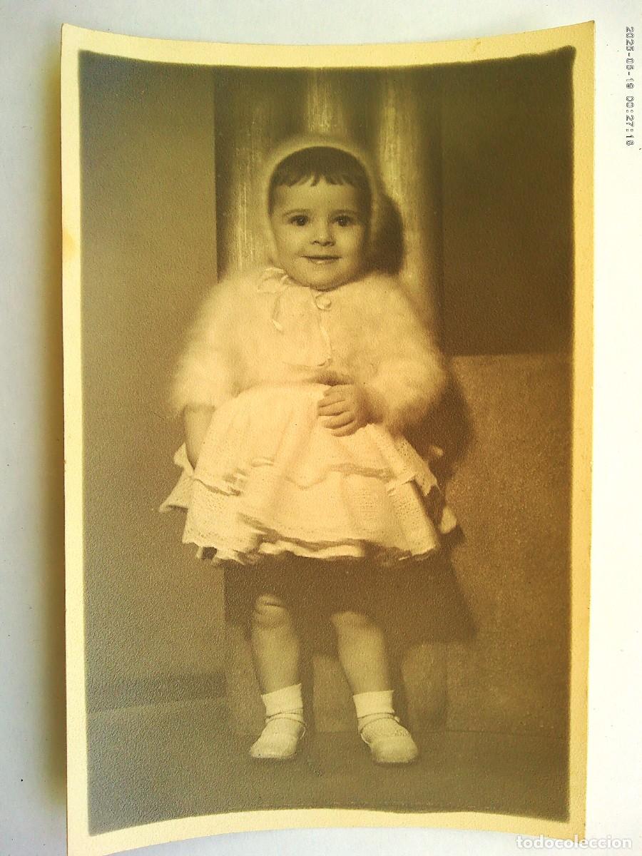 Fotograf&iacute;a antigua: PRECIOSA FOTO DE ESTUDIO DE NI&Ntilde;A . MADRID , 1959