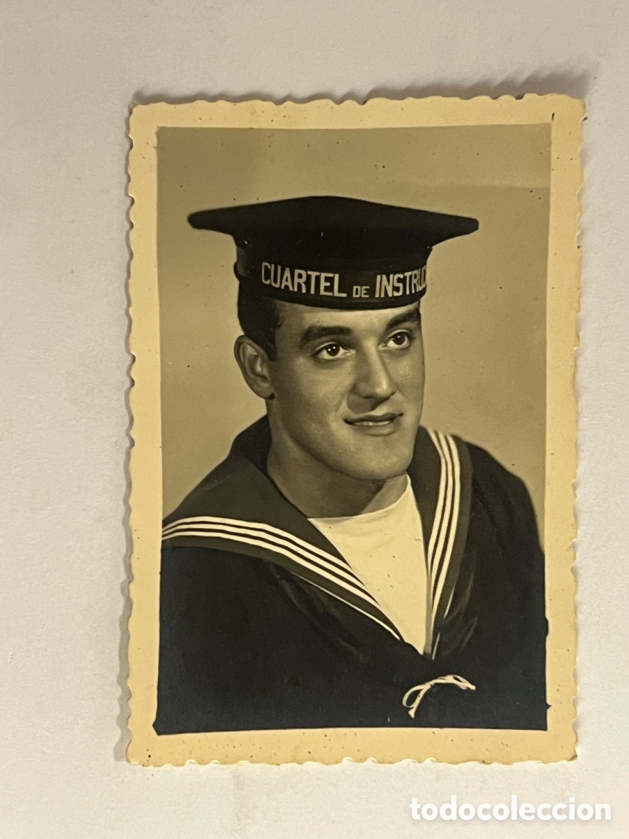 Fotograf&iacute;a antigua: CARTAGENA. Fotograf&iacute;a joven Marinero en el Cuartel de instrucci&oacute;n.. (a.1951)
