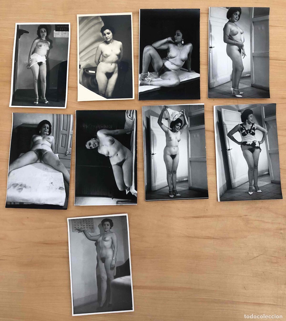 Fotograf&iacute;a antigua: LOTE DE 9 FOTOGRAFIAS EROTICAS. A&Ntilde;O 1966