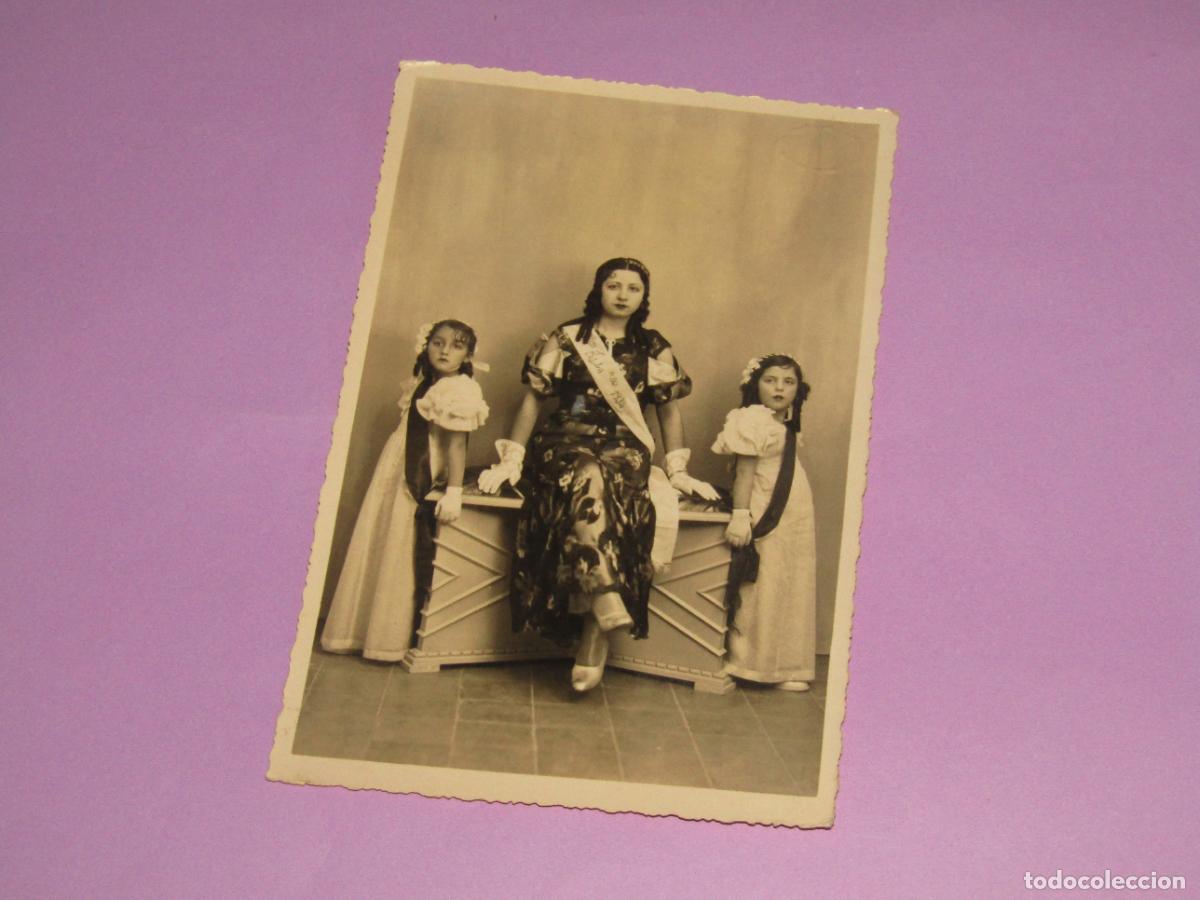 Fotograf&iacute;a antigua: Antigua Fotograf&iacute;a Fallas en Alcoy MISS FALLA A&ntilde;o 1934 por Foto Studio