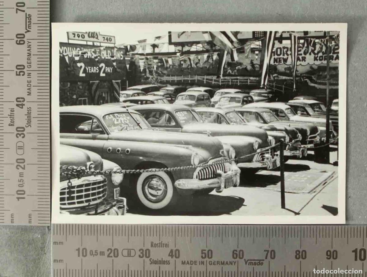 Antique Photography: FOTOGRAFIA. SAN FRANCISCO VENTA DE COCHES. USA HACIA 1940