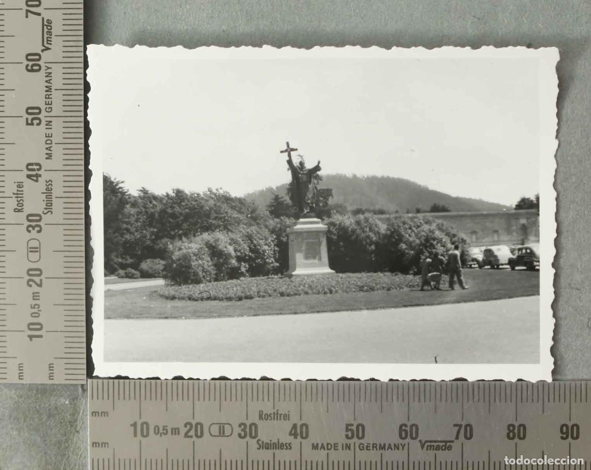 Antique Photography: FOTOGRAFIA. Monumento a FR JUNIPERO SERRA SAN FRANCISCO USA HACIA 1940