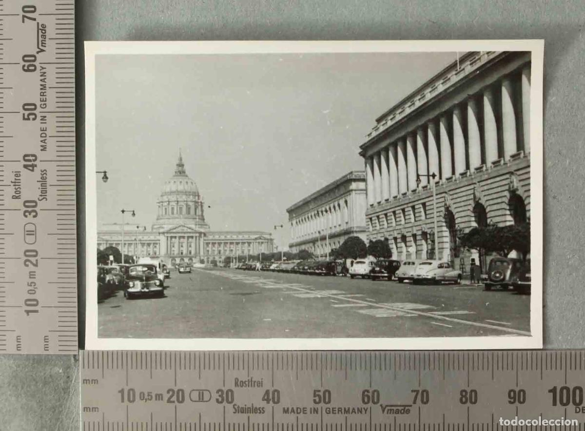 Antique Photography: FOTOGRAFIA. San Francisco City Hall - Civic Center Plaza USA HACIA 1940