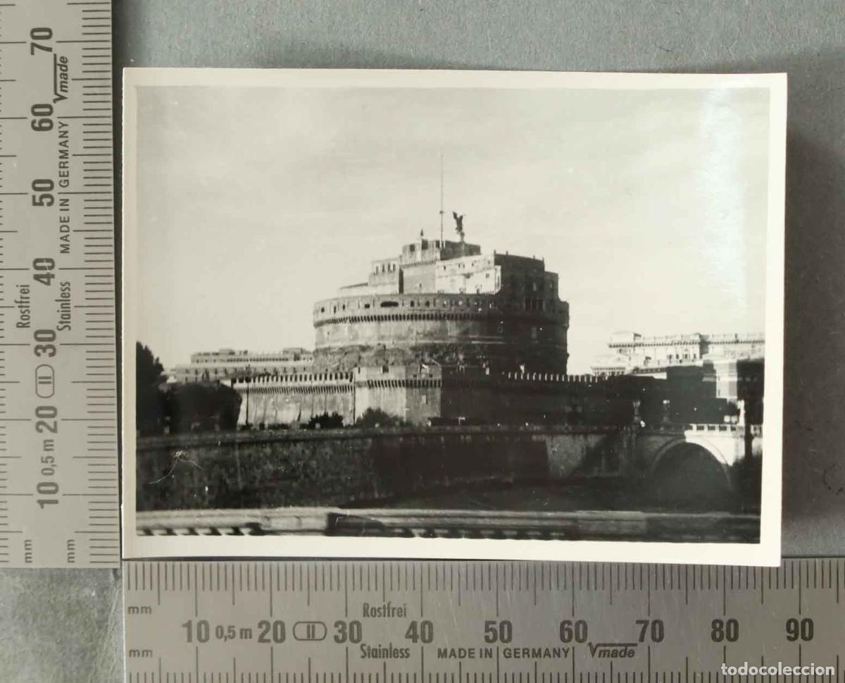 Fotograf&iacute;a antigua: FOTOGRAFIA. Roma - Mausoleo di Adriano o Castel S. Angelo - ROMA HAICA 1940