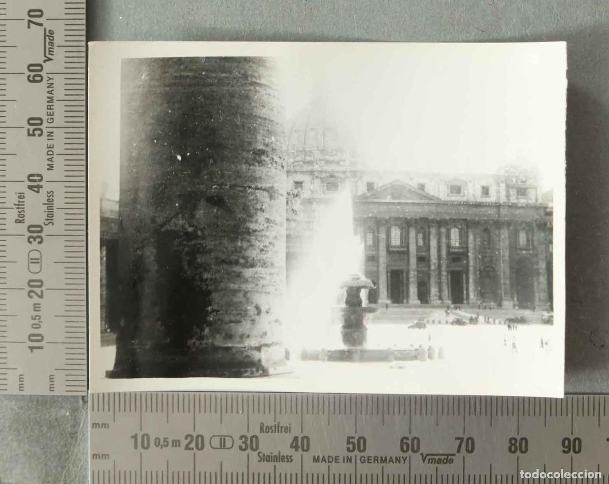 Fotograf&iacute;a antigua: FOTOGRAFIA. Bas&iacute;lica de San Pedro - Roma - Vaticano ROMA HACIA 1940