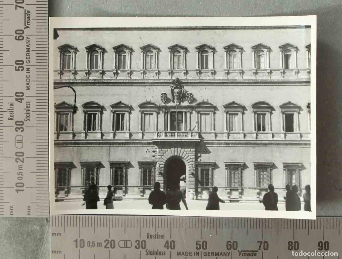 Fotograf&iacute;a antigua: FOTOGRAFIA. Palacio Farnesio - ROMA HACIA 1940