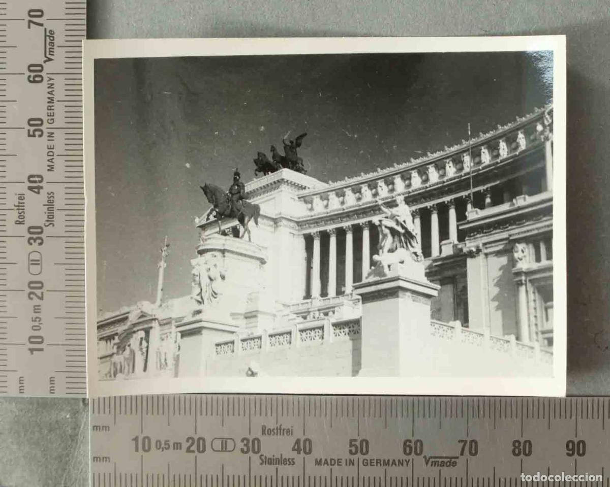 Fotograf&iacute;a antigua: FOTOGRAFIA. Monumento a Vittorio Emanuele II - Altar de la Patria - ROMA HACIA 1940