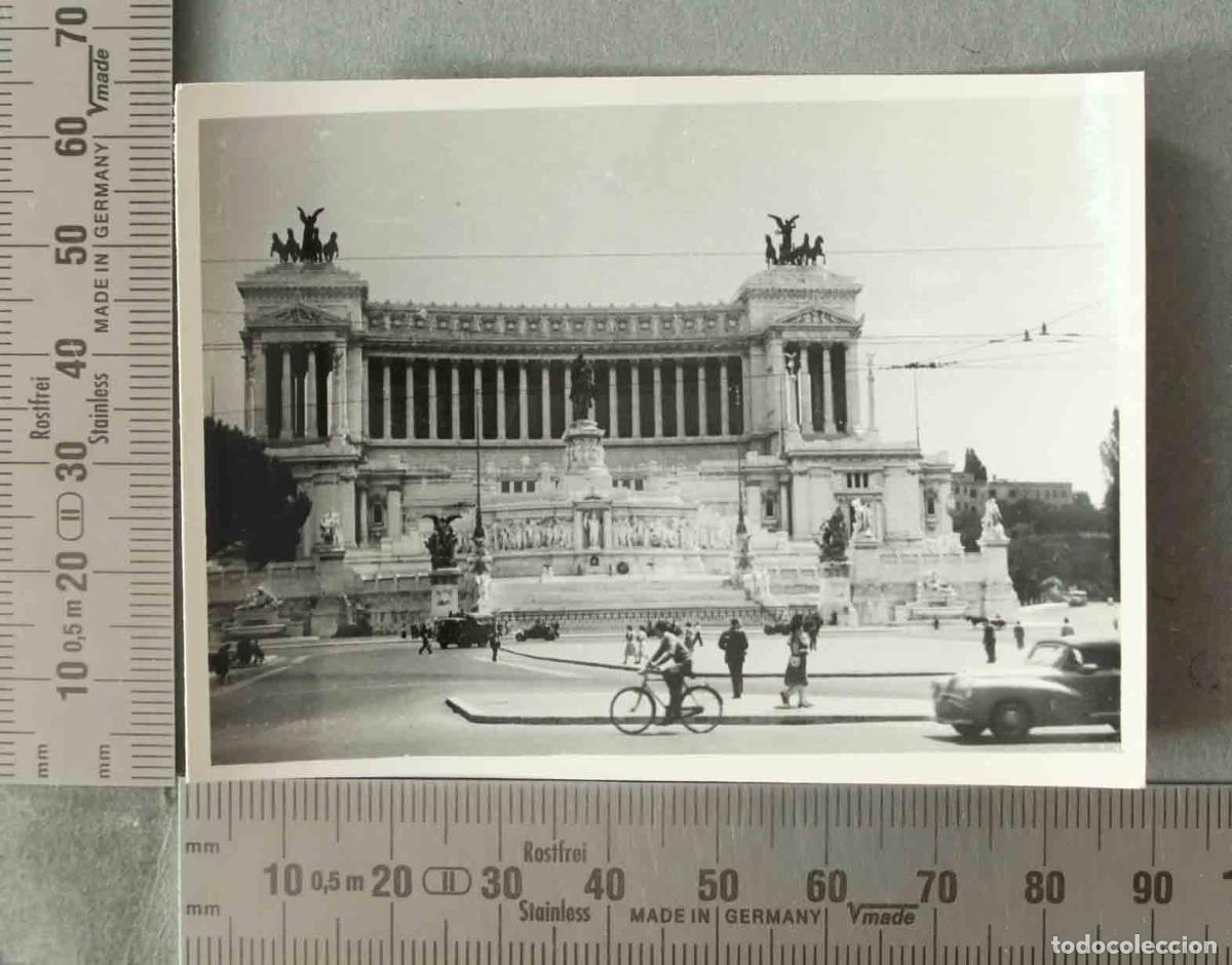 Fotograf&iacute;a antigua: FOTOGRAFIA. Roma - Piazza Venezia - Monumento a Vittorio Emanuele II - HACIA 1940