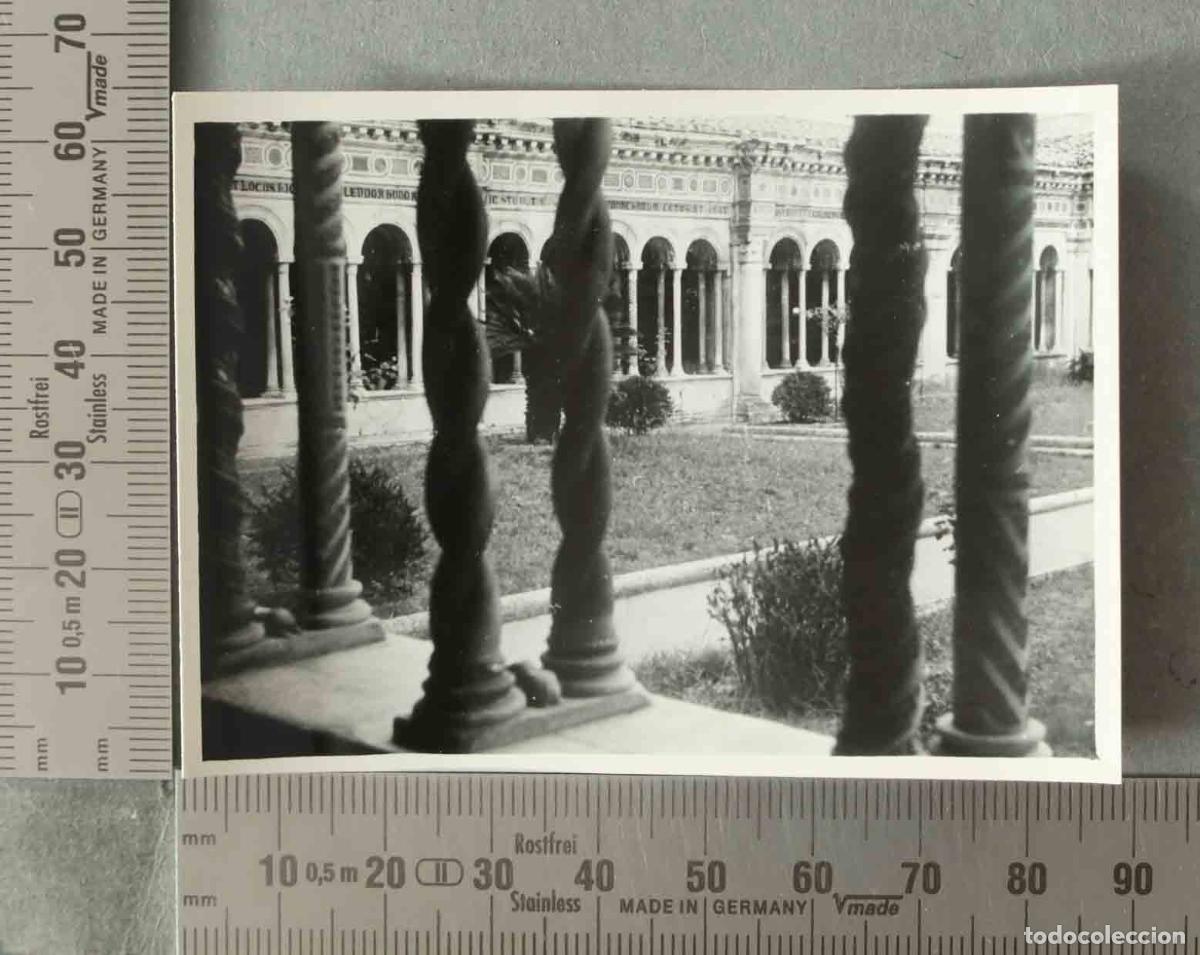 Alte Fotografie: FOTOGRAFIA. Roma - Basilica di San Paolo fuori le Mura - ROMA HACIA 1940