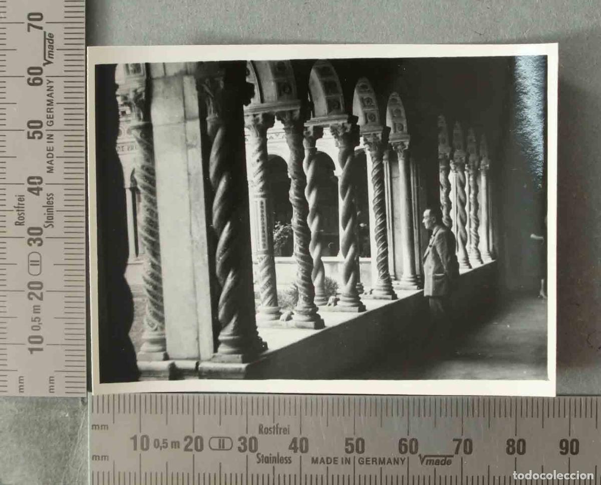 Alte Fotografie: FOTOGRAFIA. Roma - Basilica di San Paolo fuori le Mura - Chiostro - ROMA HACIA 1940