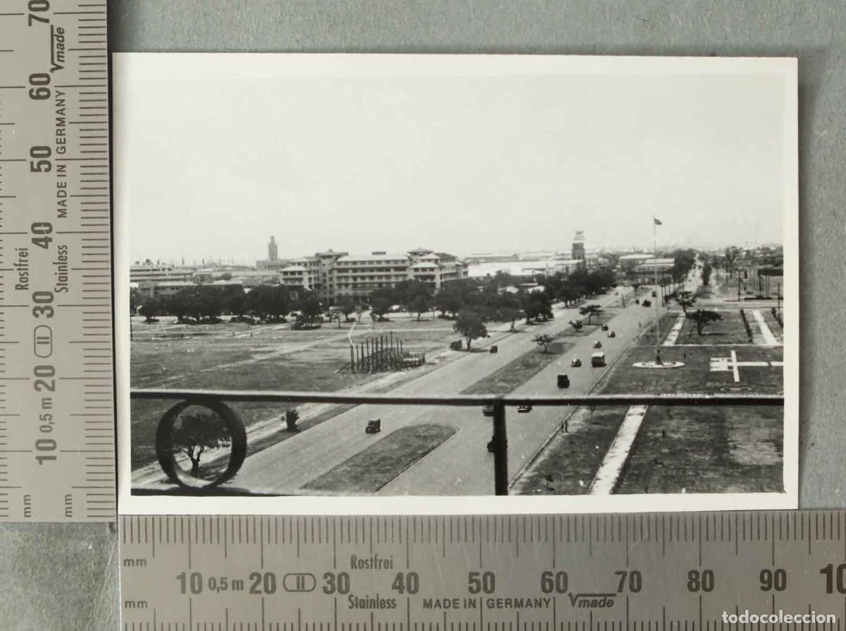 Alte Fotografie: FOTOGRAFIA. MANILA VISTA DESDE UNO HOTEL. FILIPINAS HACIA 1940
