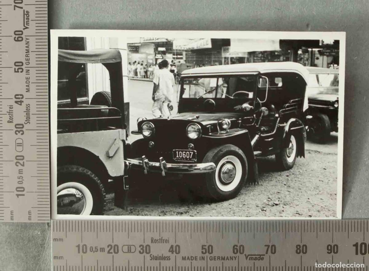 Alte Fotografie: FOTOGRAFIA. Jeep Willys FILIPINAS HACIA 1940
