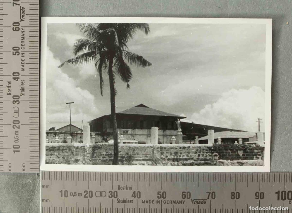 Alte Fotografie: FOTOGRAFIA. VISTA ESTATUA SAGRADO CORAZON. EDIFICIO FILIPINAS HACIA 1940