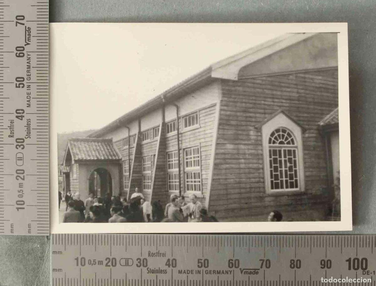 Alte Fotografie: FOTOGRAFIA. EDIFICO NUEVO NAGASAKI. VISITA ESPA&Ntilde;OLA JAPON HACIA 1947
