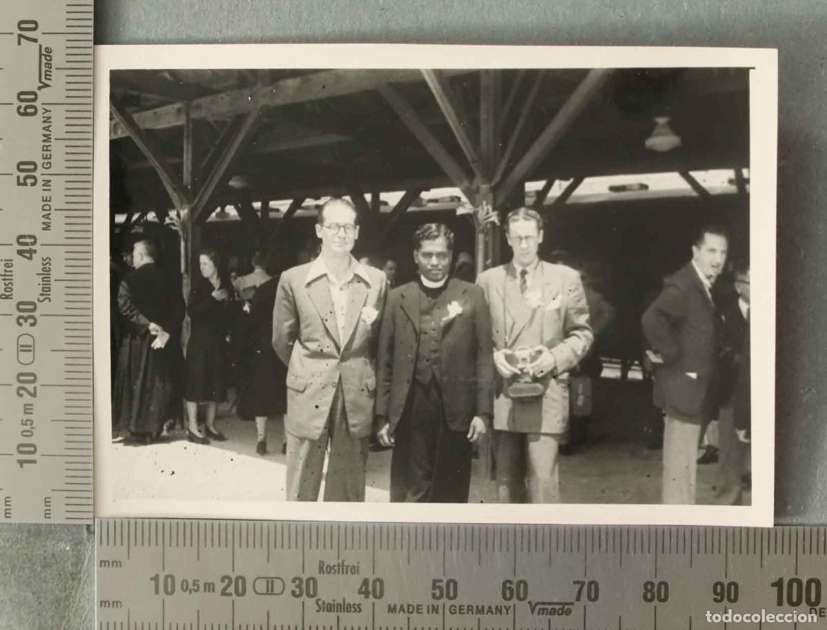 Alte Fotografie: FOTOGRAFIA. PARQUE NAGASAKI? VISITA ESPA&Ntilde;OLA JAPON HACIA 1947