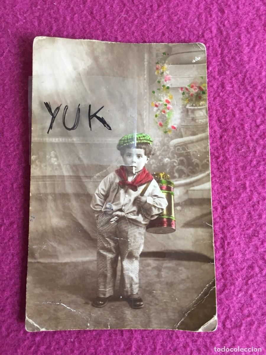 Fotograf&iacute;a antigua: FOTO FOTOGRAFIA DE NI&Ntilde;O BARQUILLERO DE LOS A&Ntilde;OS 20