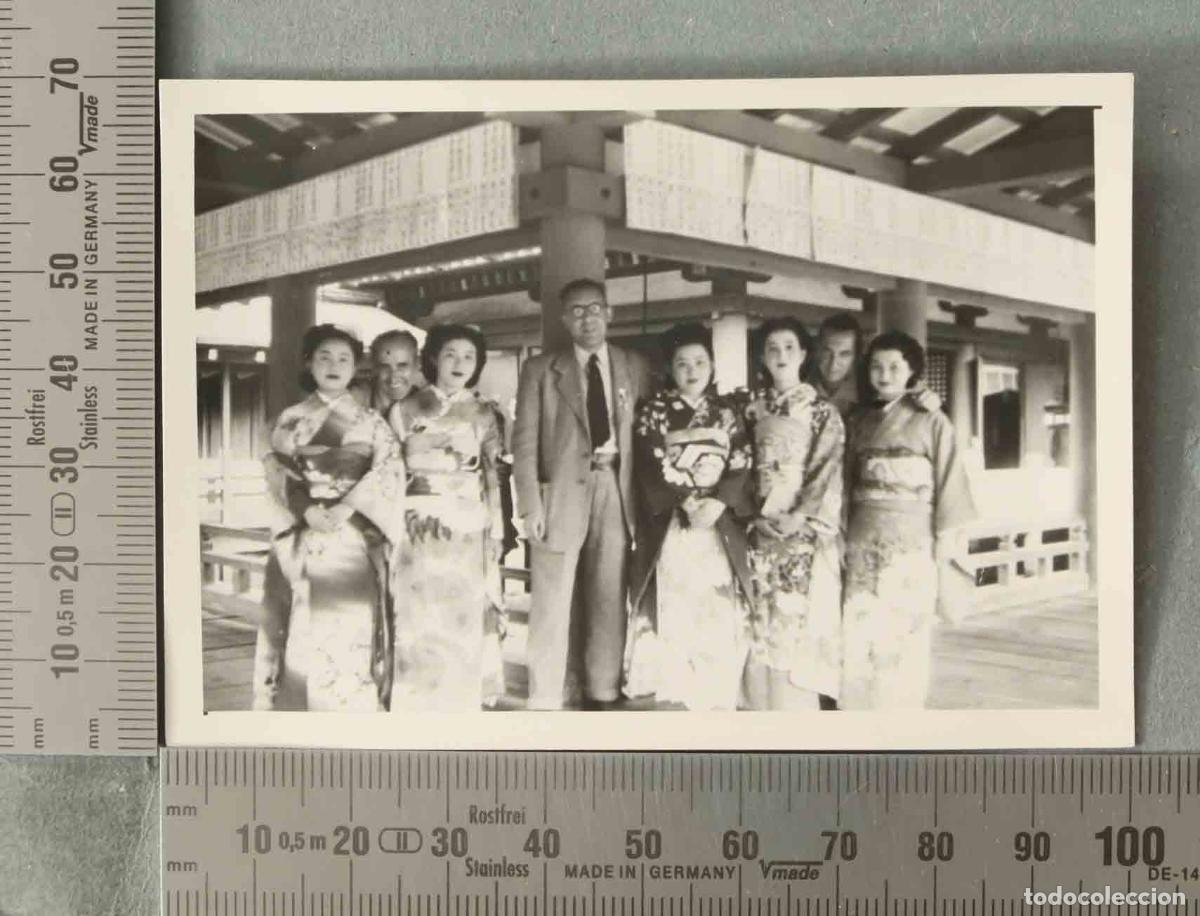 Fotografia antica: FOTOGRAFIA. Mujeres Itsukushima VISITA ESPA&Ntilde;OLA. HACIA 1947
