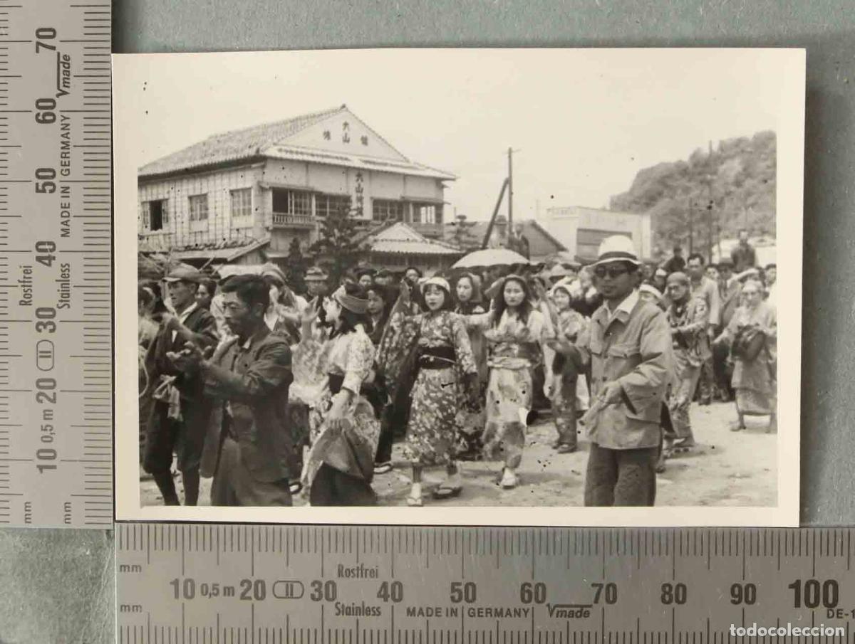 Fotograf&iacute;a antigua: FOTOGRAFIA. KAGOSHIMA. DANZA BUDISTA. VISITA ESPA&Ntilde;OLA HACIA 1947