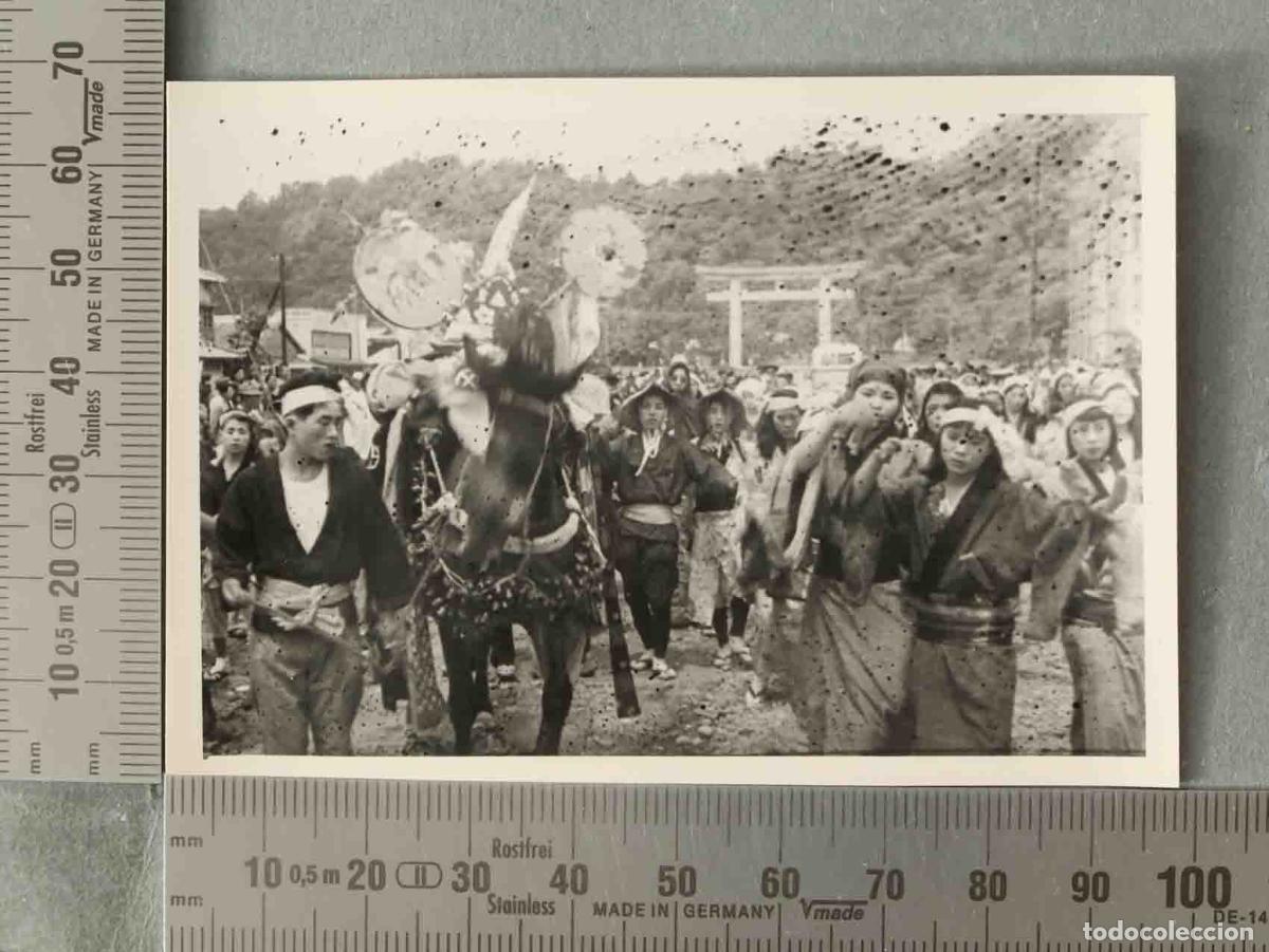 Fotograf&iacute;a antigua: FOTOGRAFIA. KAGOSHIMA CELEBRACION TRADICIONAL VISITA ESPA&Ntilde;OLA HACIA 1947