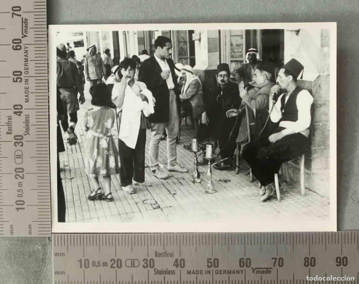 Fotograf&iacute;a antigua: FOTOGRAFIA. DAMASCO. TIPOS POPULARES CON SHISHA. VISITA ESPA&Ntilde;OLA HACIA 1940