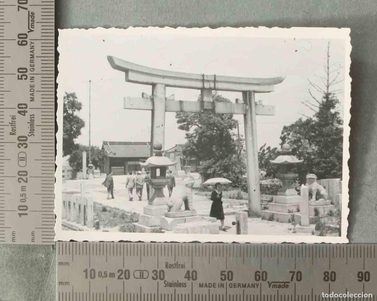 Fotograf&iacute;a antigua: FOTOGRAFIA. VISTA TEMPLO JAPON HACIA 1947