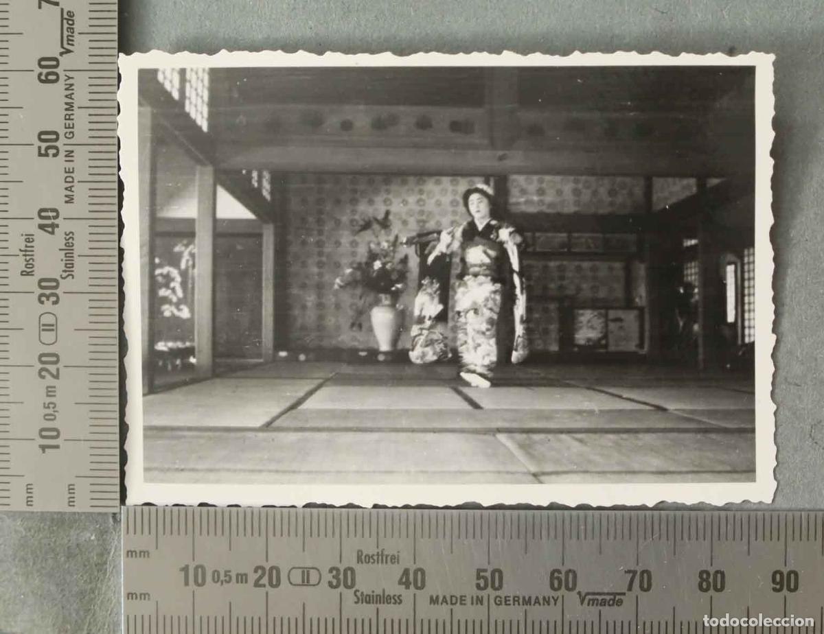 Fotograf&iacute;a antigua: FOTOGRAFIA. DANZA TRADICIONAL JAPON. MUJER HACIA 1947