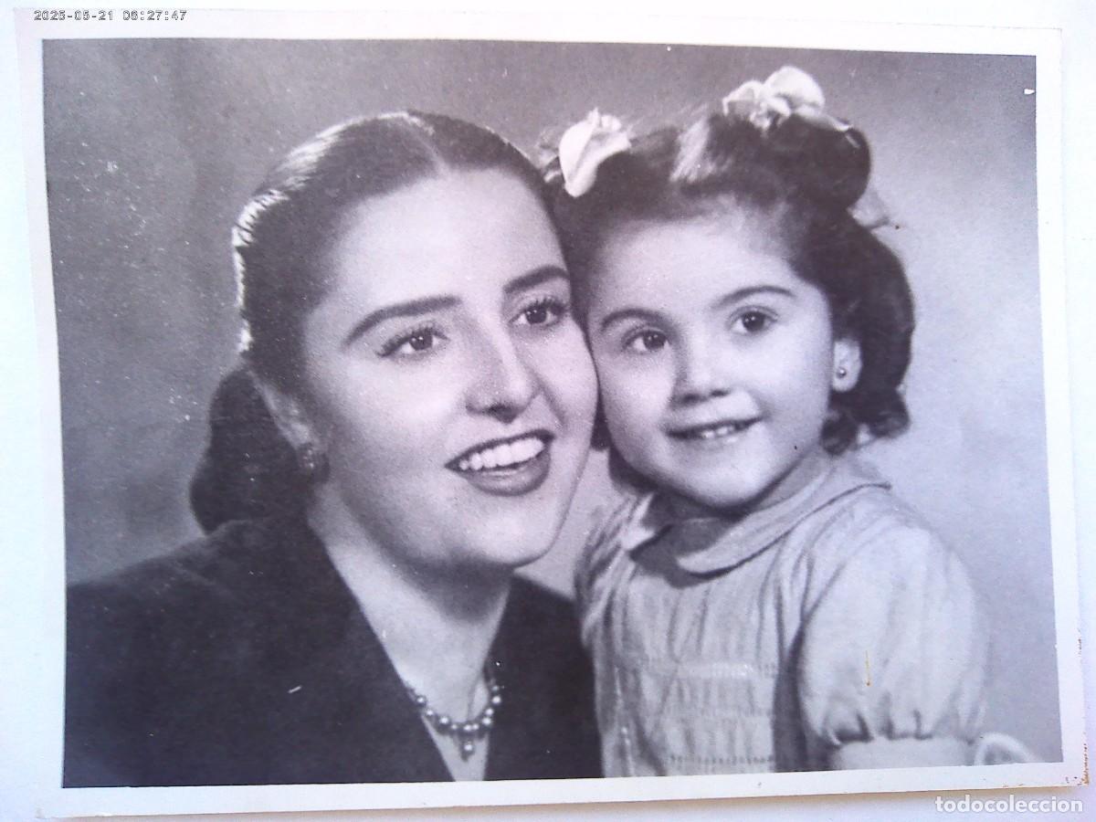 Fotograf&iacute;a antigua: PRECIOSA FOTO DE ESTUDIO DE MUJER CON NI&Ntilde;A , MADRE E HIJA