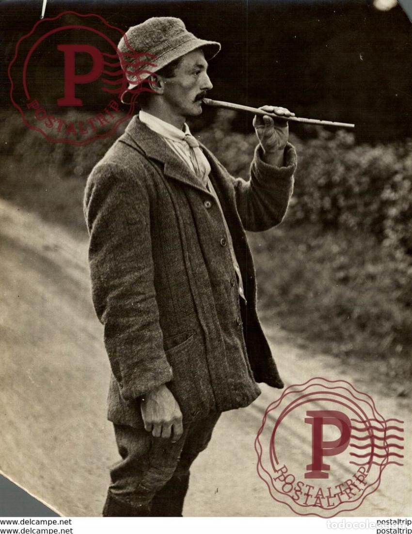 Antique Photography: DEVON MR CHARLES BRYANT CHARMES WILD DUCKS INSTEAD OF RATS 21 *16CM Fonds Victor FORBIN 1864-1947