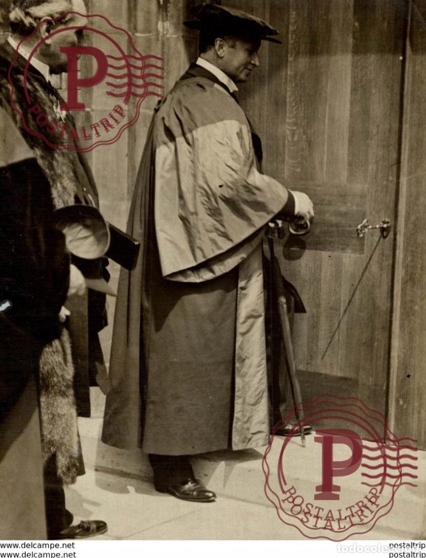 Alte Fotografie: LORD CURZON OPENING THE NEW BUILDING 400TH ANNIVERSARY 16*12CM Fonds Victor FORBIN 1864-1947