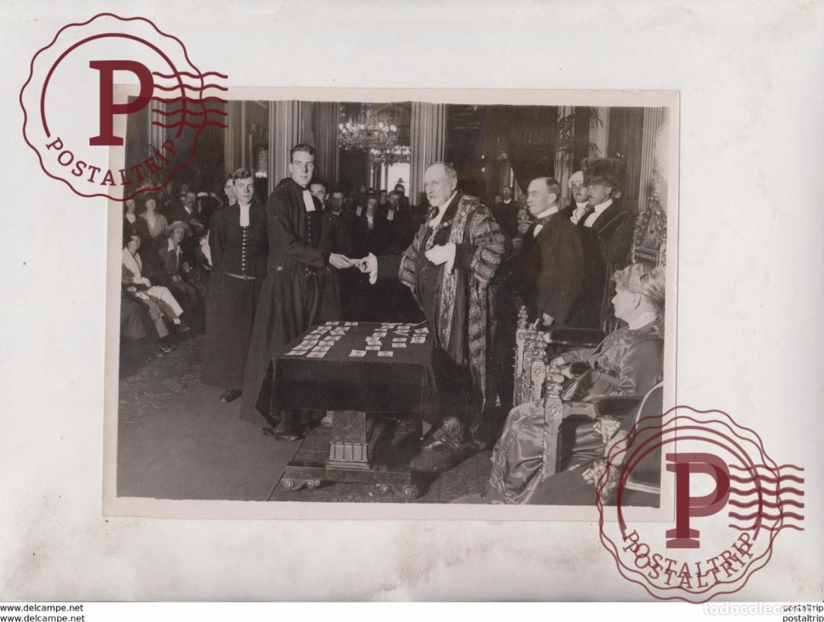 Photographie ancienne: TN PARRISH LORD MAYOR BLUECOAT BOYS MANSION HOUSE CHRISTS CHURCH NEWGATE STREET 20*15CM Fonds Vic