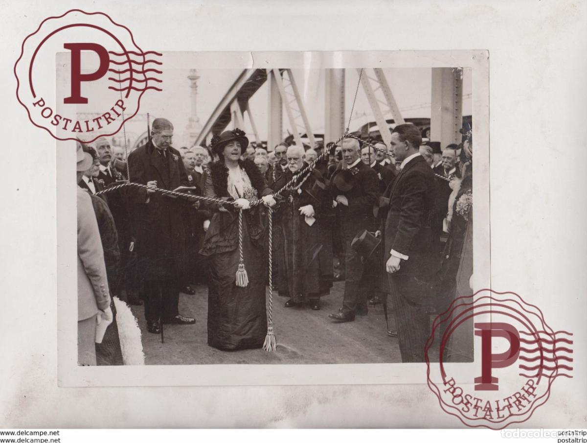 Fotografia antica: LADY DARNLEY NEW BRIDGE AT ROCHESTER KENT UK ENGLAND 21*16CM Fonds Victor FORBIN 1864-1947