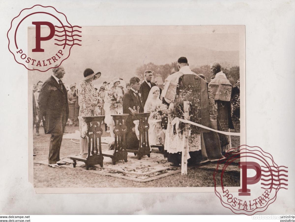 Fotografia antica: BUD STILLMAN WEDDING AMERICAN MILLIONAIRE BANKER JAMES STILLMAN HOUSEHOLD CANADA 21*16CM Fonds Victo