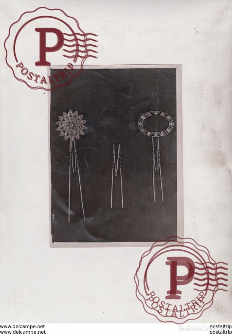 Antique Photography: SAFETY HAIR PIN HAIRDRESSERS EXHIBITION 16*12CM Fonds Victor FORBIN 1864-1947