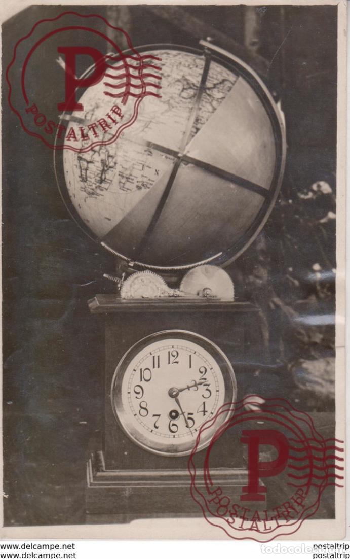 Fotografia antica: see back tellurius erfinder JOHAN WERNDL ATZGERSDORF WIEN UHR ZEIGY SONNENAUFGANG 15*10CM Fonds Vic