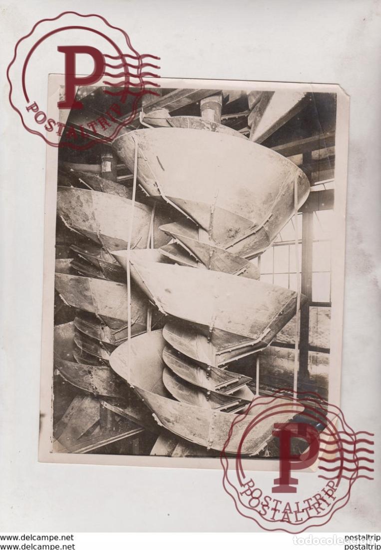 Fotografia antiga: SPIRAL COAL SEPARATOR SEE BACK 21*16CM Fonds Victor FORBIN 1864-1947