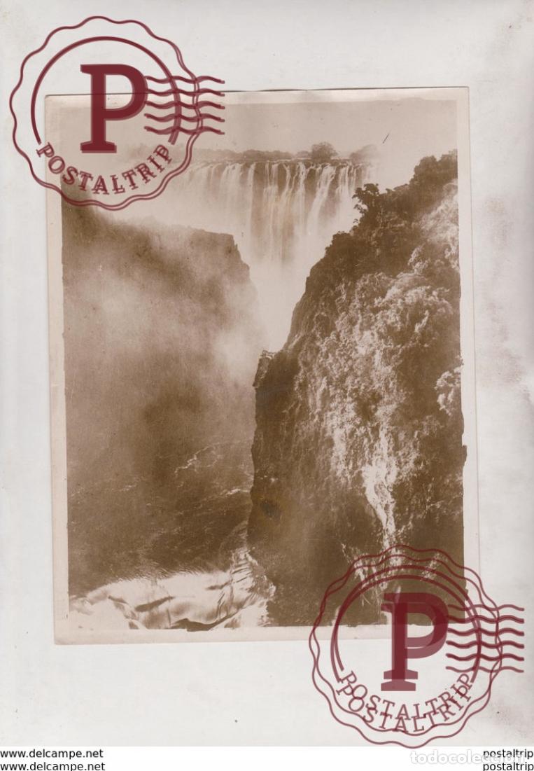 Fotografia antiga: VICTORIA FALLS PRINCE OF WALES LIVINGSTONE LIVINGSTONE NORTHERN RHODESIA 21*16CM Fonds Victor FORBI