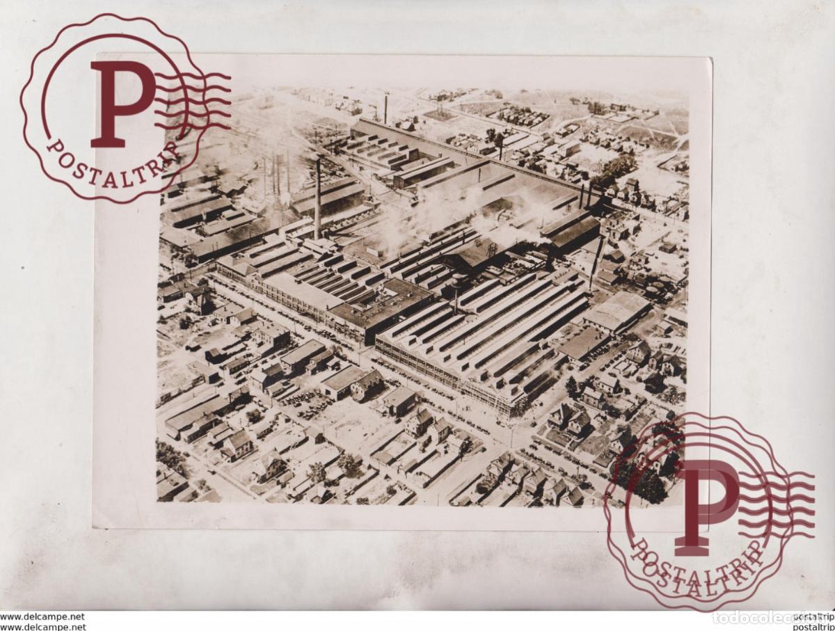 Fotografia antiga: MODERN AMERICAN INDUSTRY TIMKEN ROLLER BEARING AT CANTON OHIO 21*16CM Fonds Victor FORBIN 1864-19