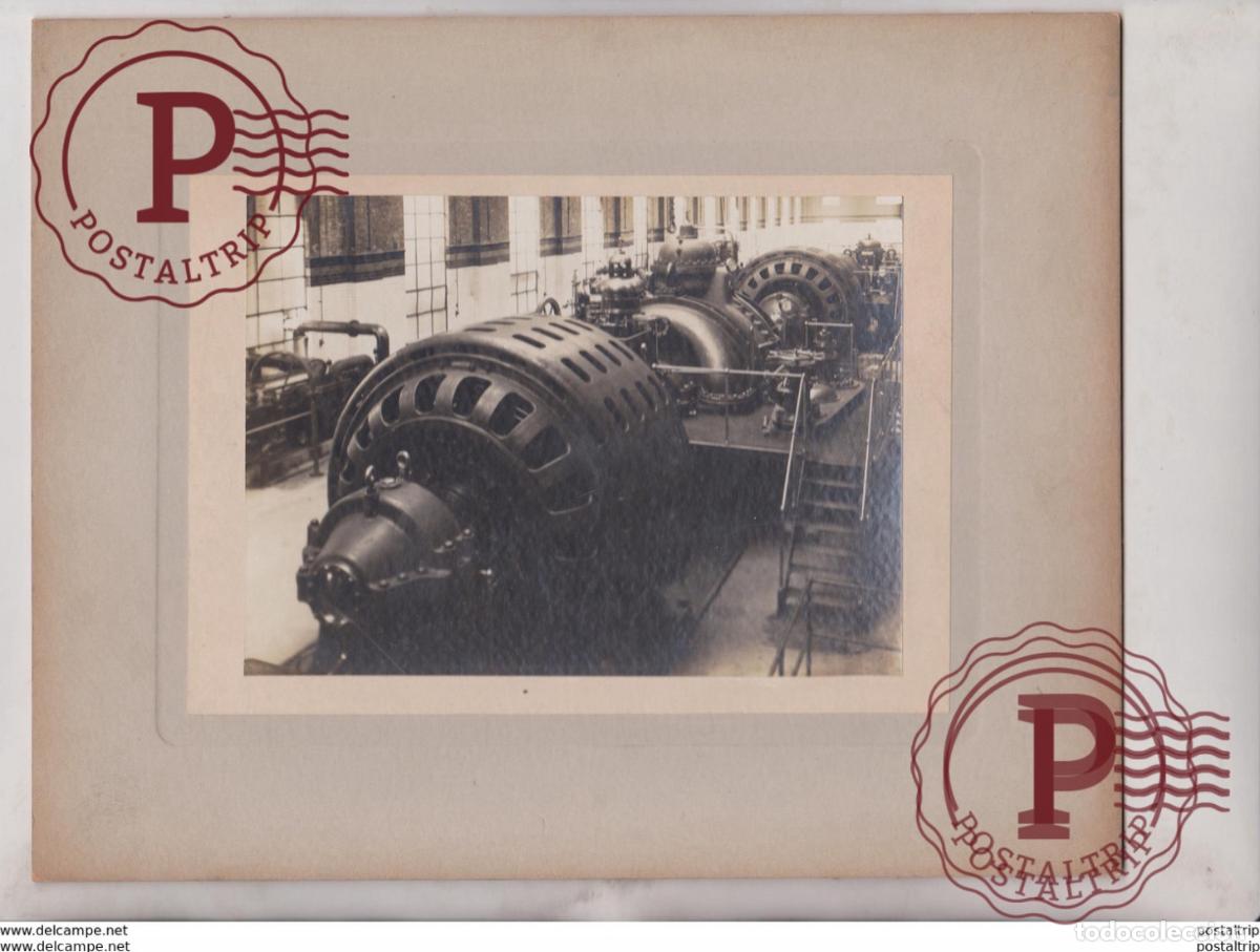 Fotograf&iacute;a antigua: ON CUPBOARD NEASDEN N W LONDON UNIT OF TURBO GENERATING PLANT POWER STATION 25*20CM Fonds Victor FO