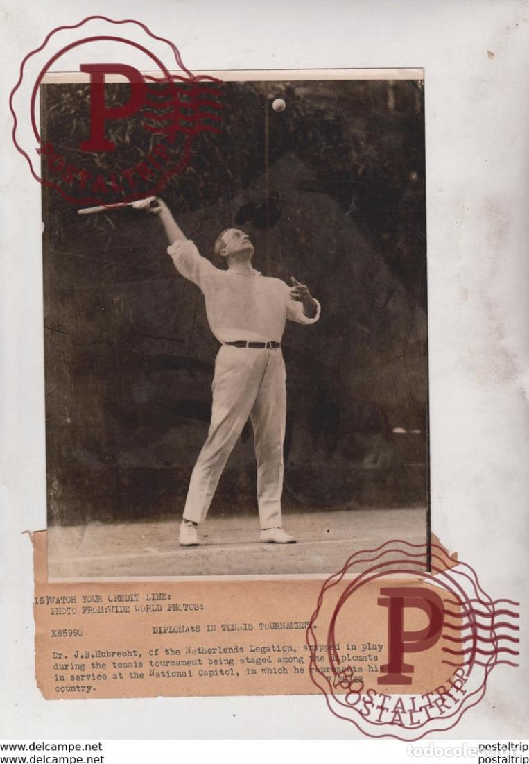 Fotograf&iacute;a antigua: DR J B HUBRECHT NETHERLANDS LEGATION NATIONAL CAPITOL DIPLOMATS 20*15CM Fonds Victor FORBIN 1864-1