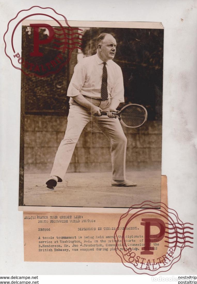 Fotograf&iacute;a antigua: WASHINGTON DC MRS JNO B HENDERSON BRITISH EMBALEGATION NATIONAL CAPITOL DIPLOMATS 20*15CM Fonds Vic