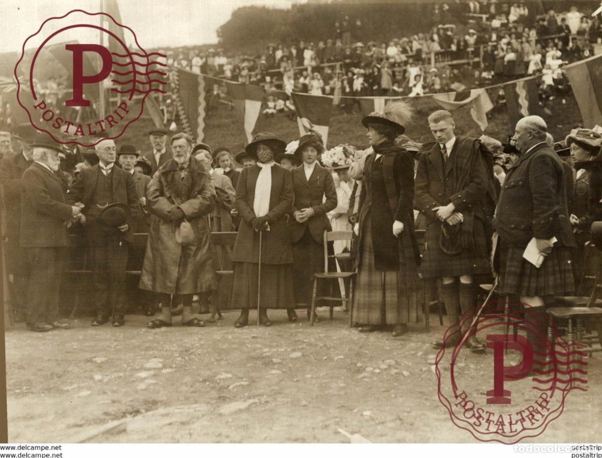 Fotograf&iacute;a antigua: COBHAR NAN MHARICH LIFEBOAT 22*16CM Fonds Victor FORBIN 1864-1947