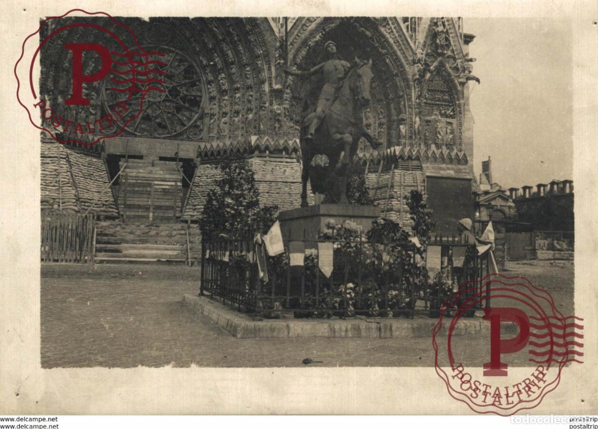 Fotograf&iacute;a antigua: STATUE F&Ecirc;TE DE JEANNE DARC JOAN OF ARC 18*12CM Fonds Victor FORBIN 1864-1947