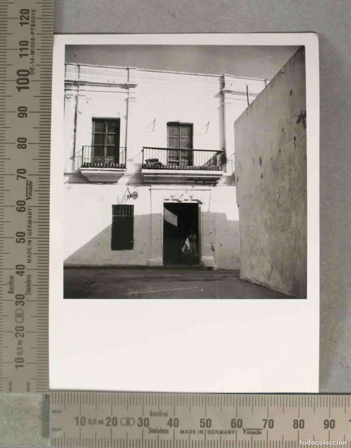Fotograf&iacute;a antigua: FOTOGRAFIA. FACHADA VIVIENDA ROTA CADIZ. HACIA 1940