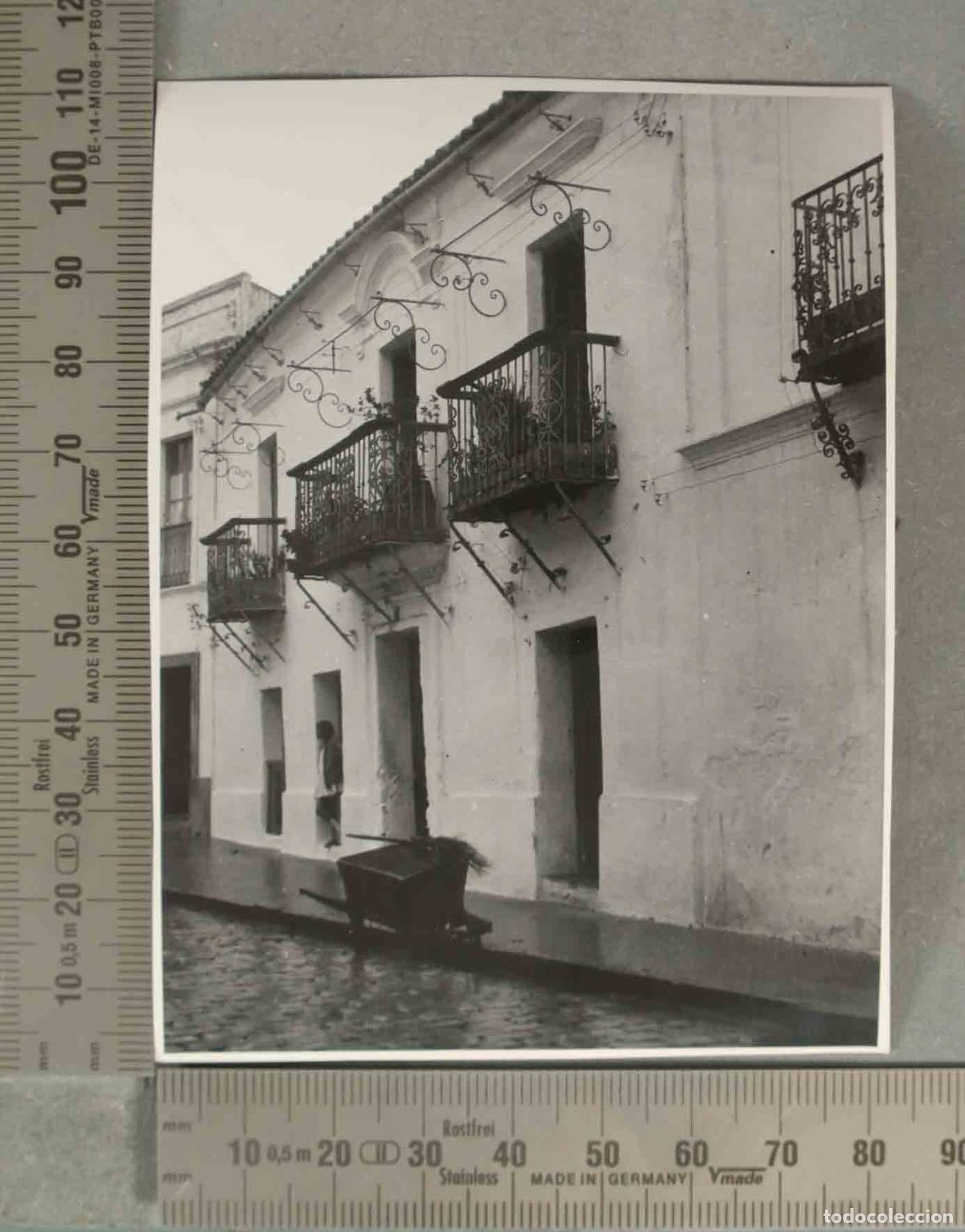 Fotograf&iacute;a antigua: FOTOGRAFIA. VISTA FACHADA VIVIENDA ALGECIRAS. CADIZ. HACIA 1940